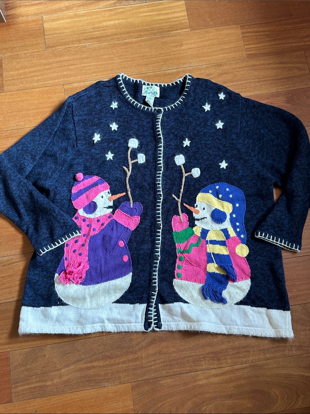 Quacker Factory Vintage Women's Christmas Winter Sweater